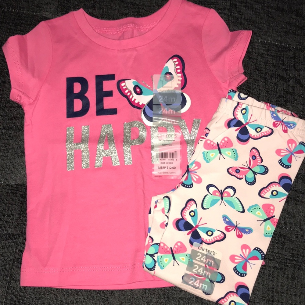 Brand new with tags, girls carters outfit